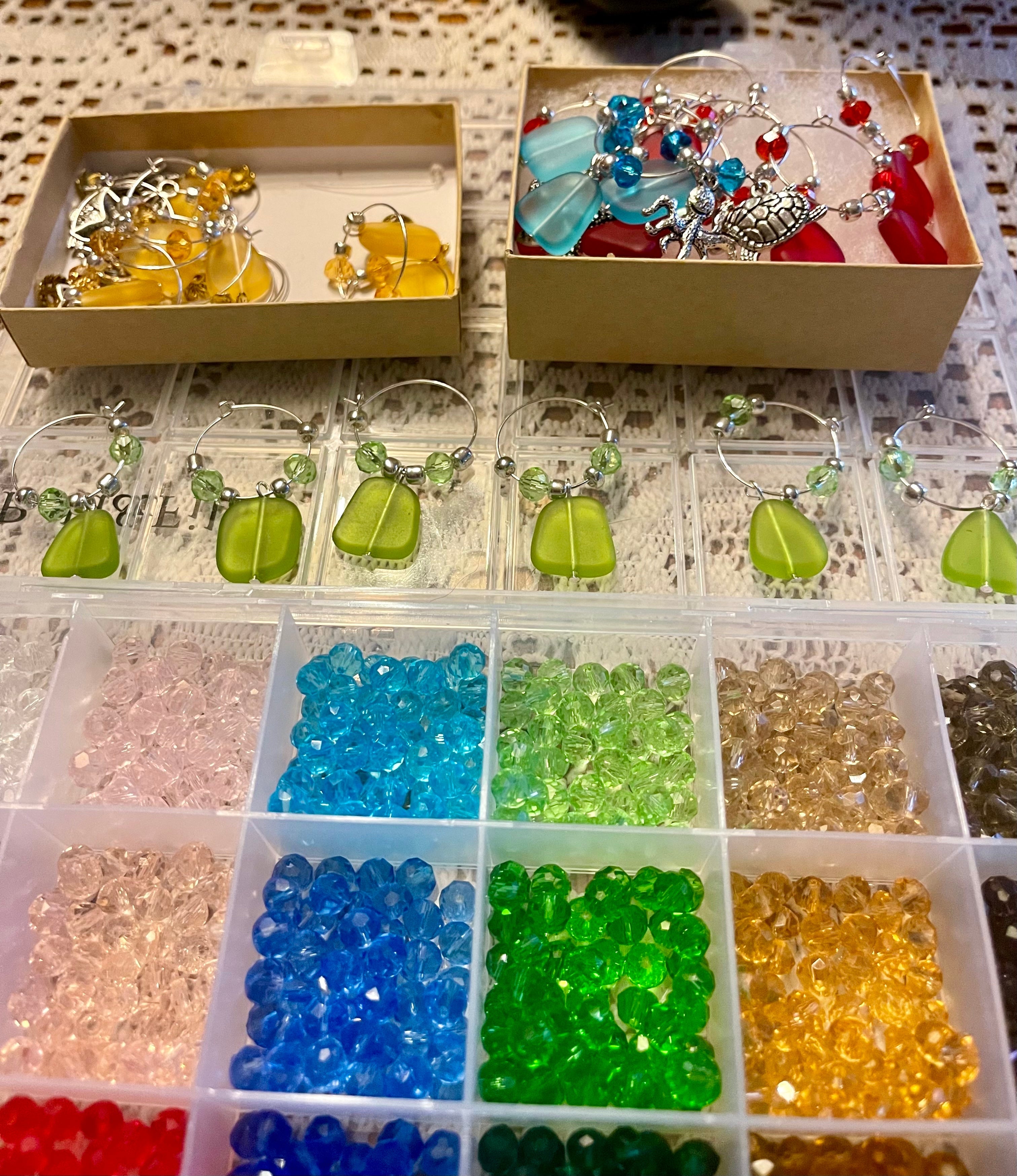 Cultured sea hot sale glass beads